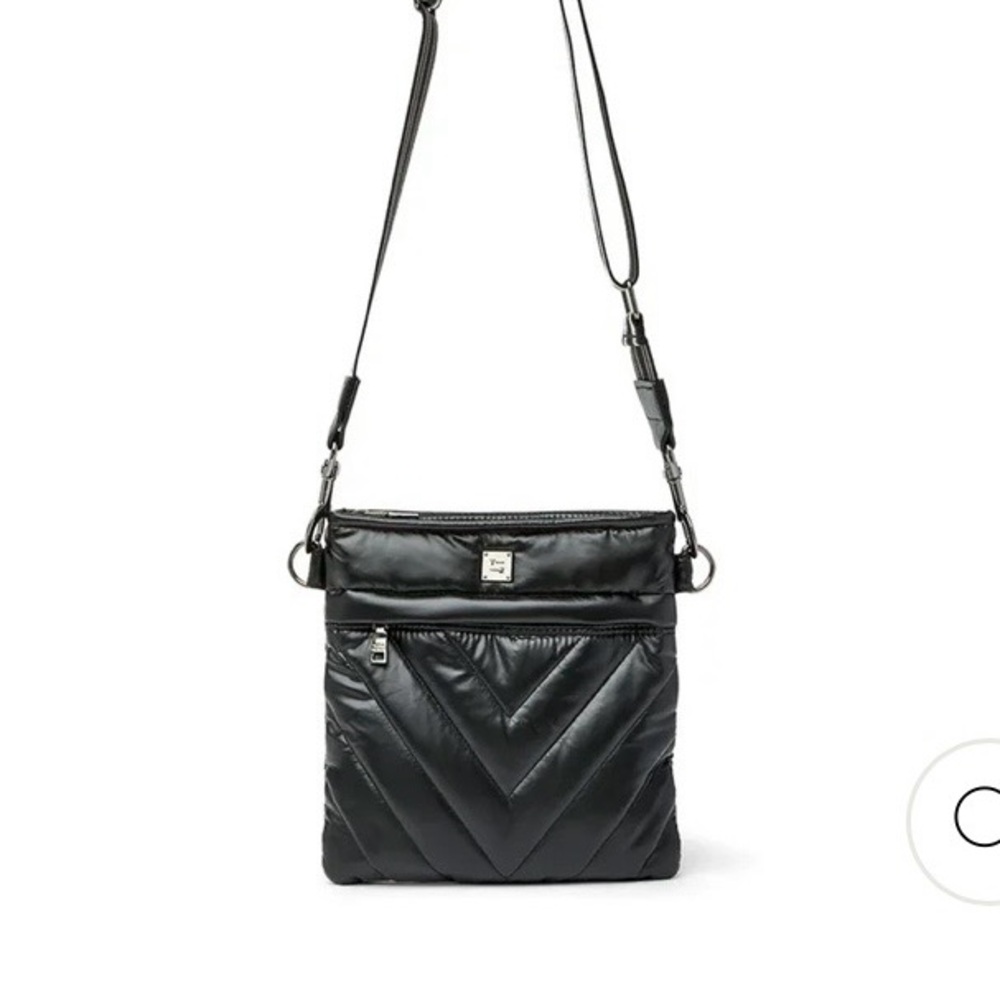 Black Quilted Crossbody Bag